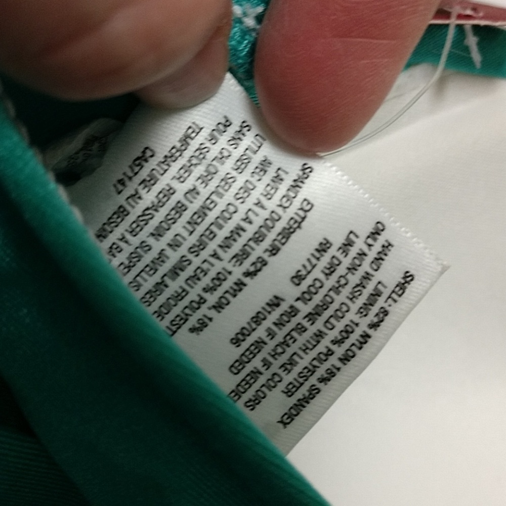 Mossimo teal swim tank, new with tags! - Picture 5 of 7
